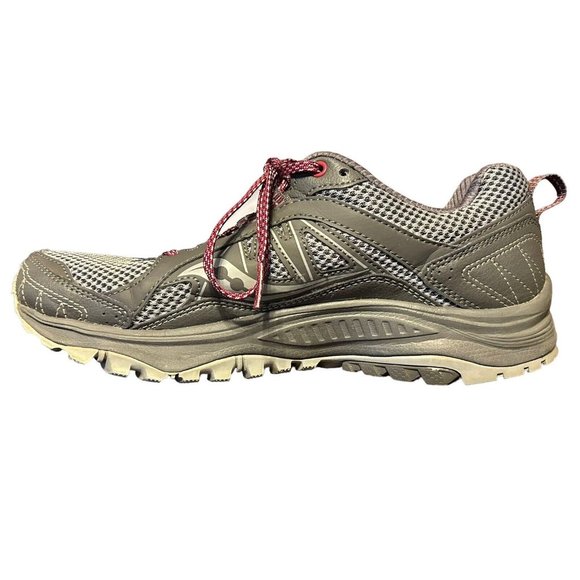 Saucony Excursion TR9 Gray Red Trail Running Outdoor Sneaker Shoes Womens 7.5 - Picture 2 of 16